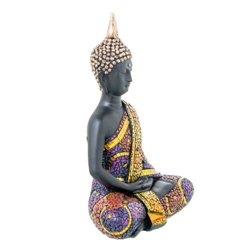 Figura buda multicolor