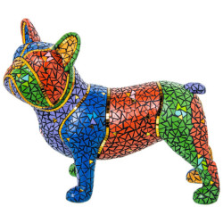 Figura perro multicolor
