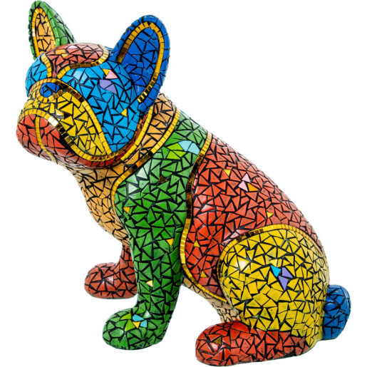 Figura perro multicolor