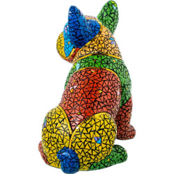 Figura perro multicolor