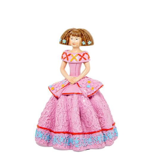 Figura menina rosa