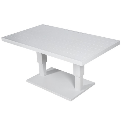 Mesa exterior blanco