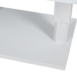 Mesa exterior blanco