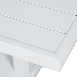 Mesa exterior blanco