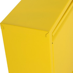 Zapatero amarillo zinc