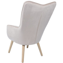 Sillon beige y natural