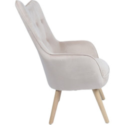 Sillon beige y natural