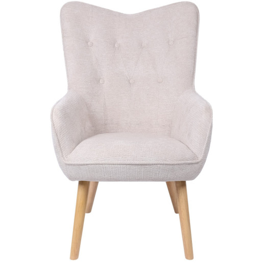 Sillon beige y natural