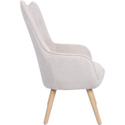 Sillon beige y natural