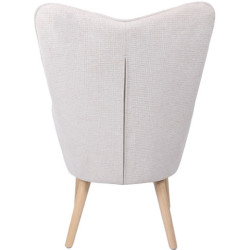 Sillon beige y natural