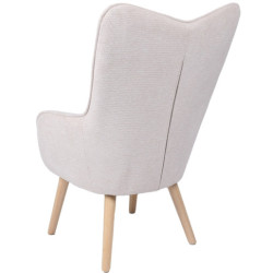 Sillon beige y natural