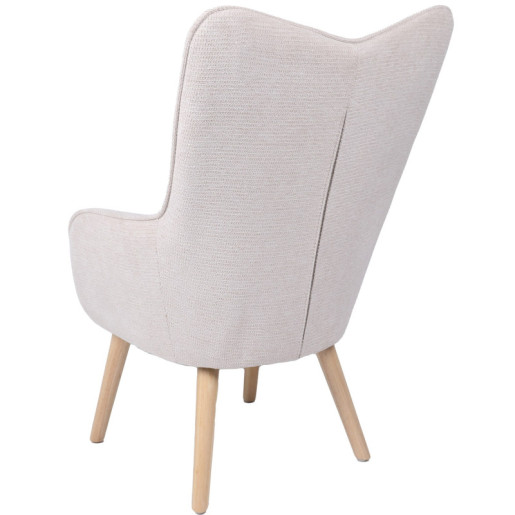 Sillon beige y natural