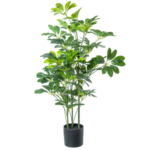 Planta artificial schefflera verde