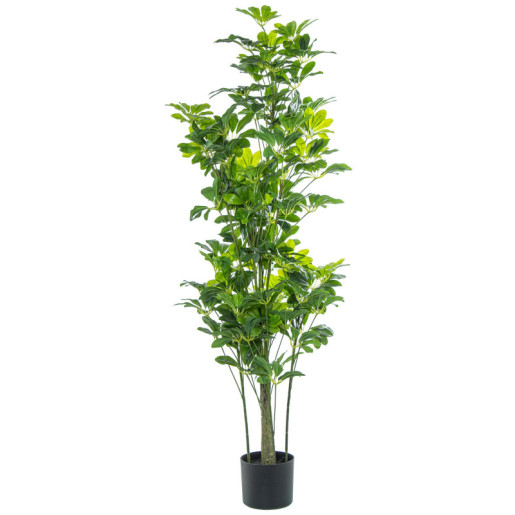 Planta artificial schefflera verde