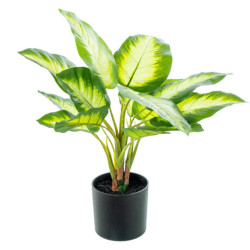 Planta artificial aglaonema verde