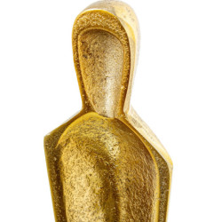 Figura hombre dorado y blanco