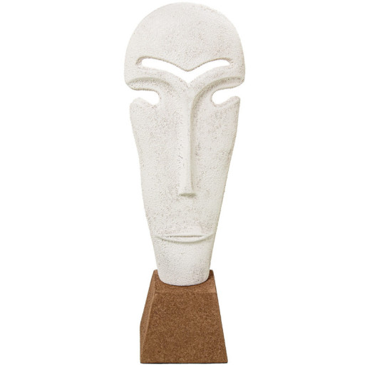 Figura rostro blanco y marron