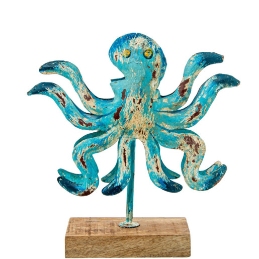 Figura pulpo azul