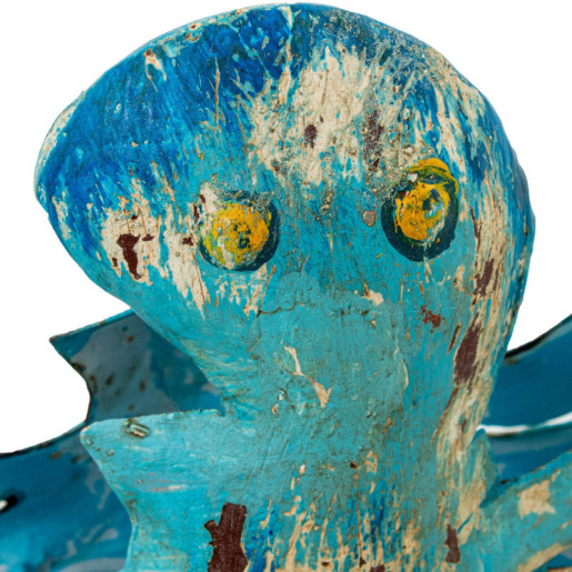 Figura pulpo azul