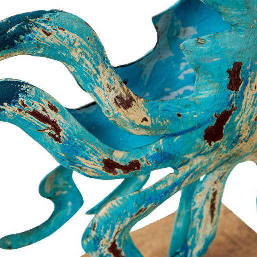 Figura pulpo azul