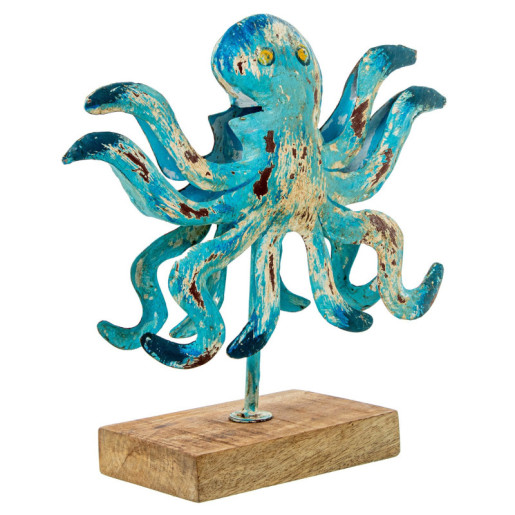 Figura pulpo azul