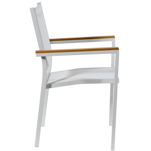 Silla de jardin blanco