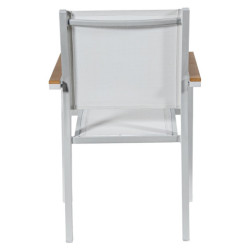 Silla de jardin blanco