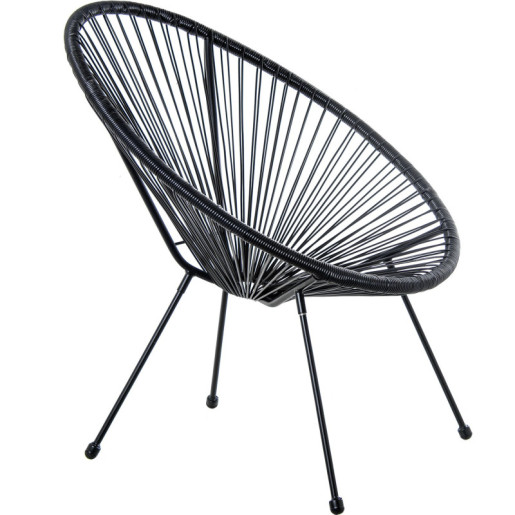 Sillon exterior negro