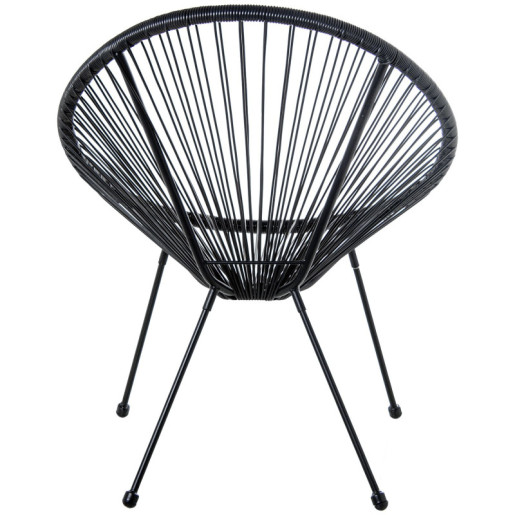 Sillon exterior negro