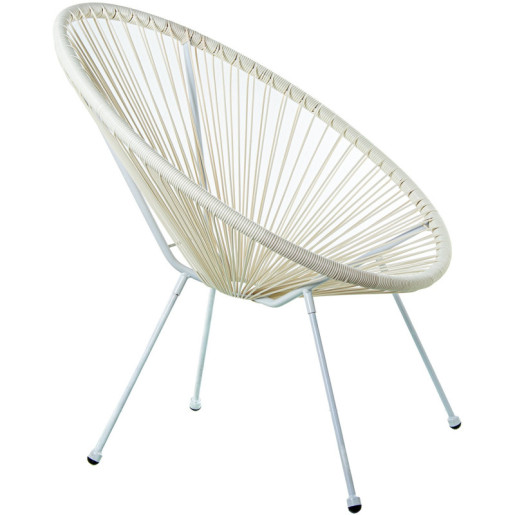 Sillon exterior blanco