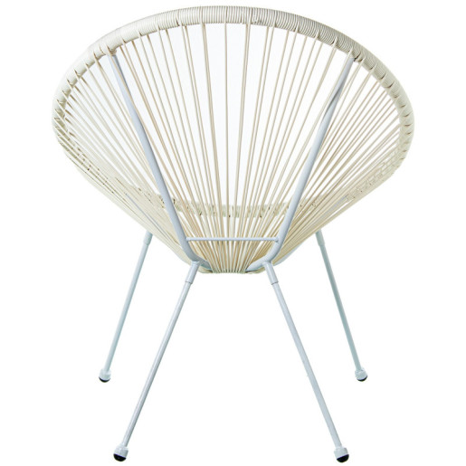 Sillon exterior blanco