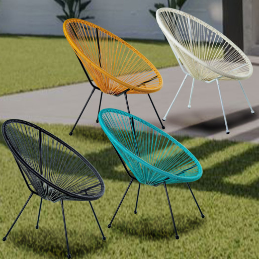 Sillon exterior azul