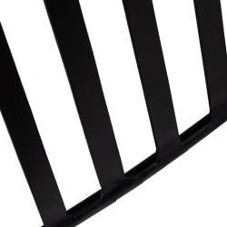 Mesa comedor nogal y negro