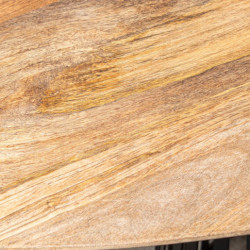 Mesa comedor natural y negro