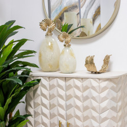 Decoracion sobremesa dorado