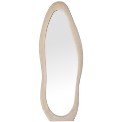 Espejo pie beige