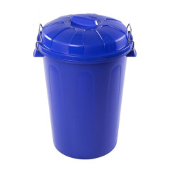 Cubo basura azul 100L