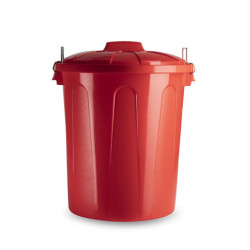 Cubo basura rojo 51L