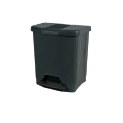 Cubo basura negro 25L