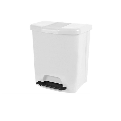 Cubo basura blanco 25L