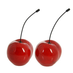 Figura cereza rojo