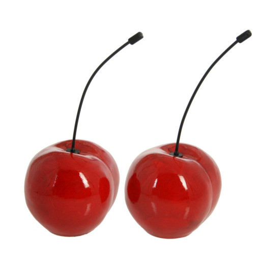 Figura cereza rojo