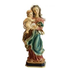 Virgen con niño 38 cm