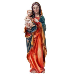 Virgen con niño 31 cm