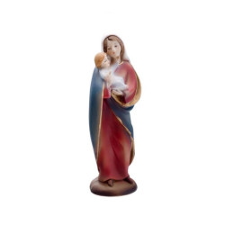 Virgen con niño 15 cm