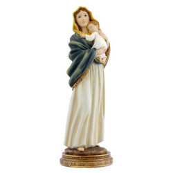 Virgen con niño 30 cm