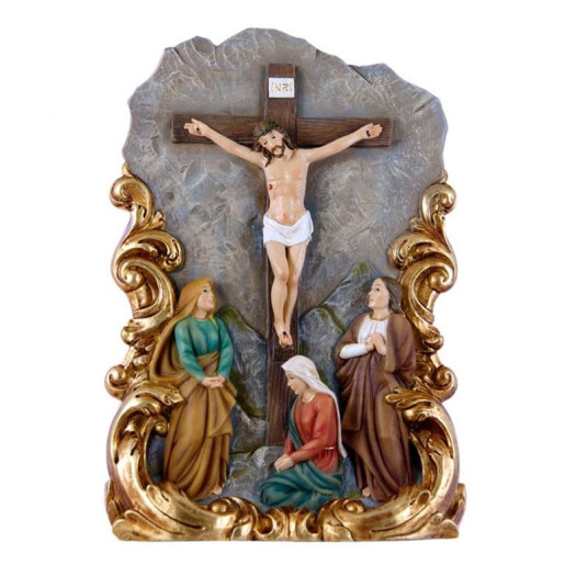 Placa del calvario de Cristo