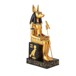 Anubis trono 25 cm