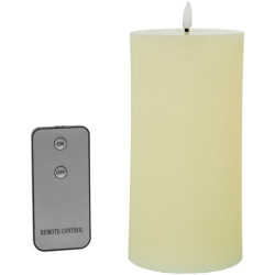 Set 4 velas led marfil