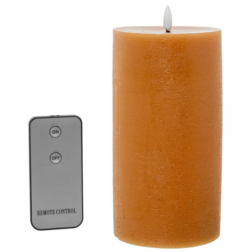 Set 4 velas led caramelo